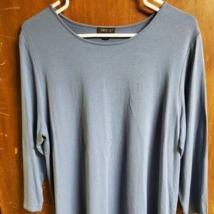 Slate Blue 3/4 Sleeve Top - LP